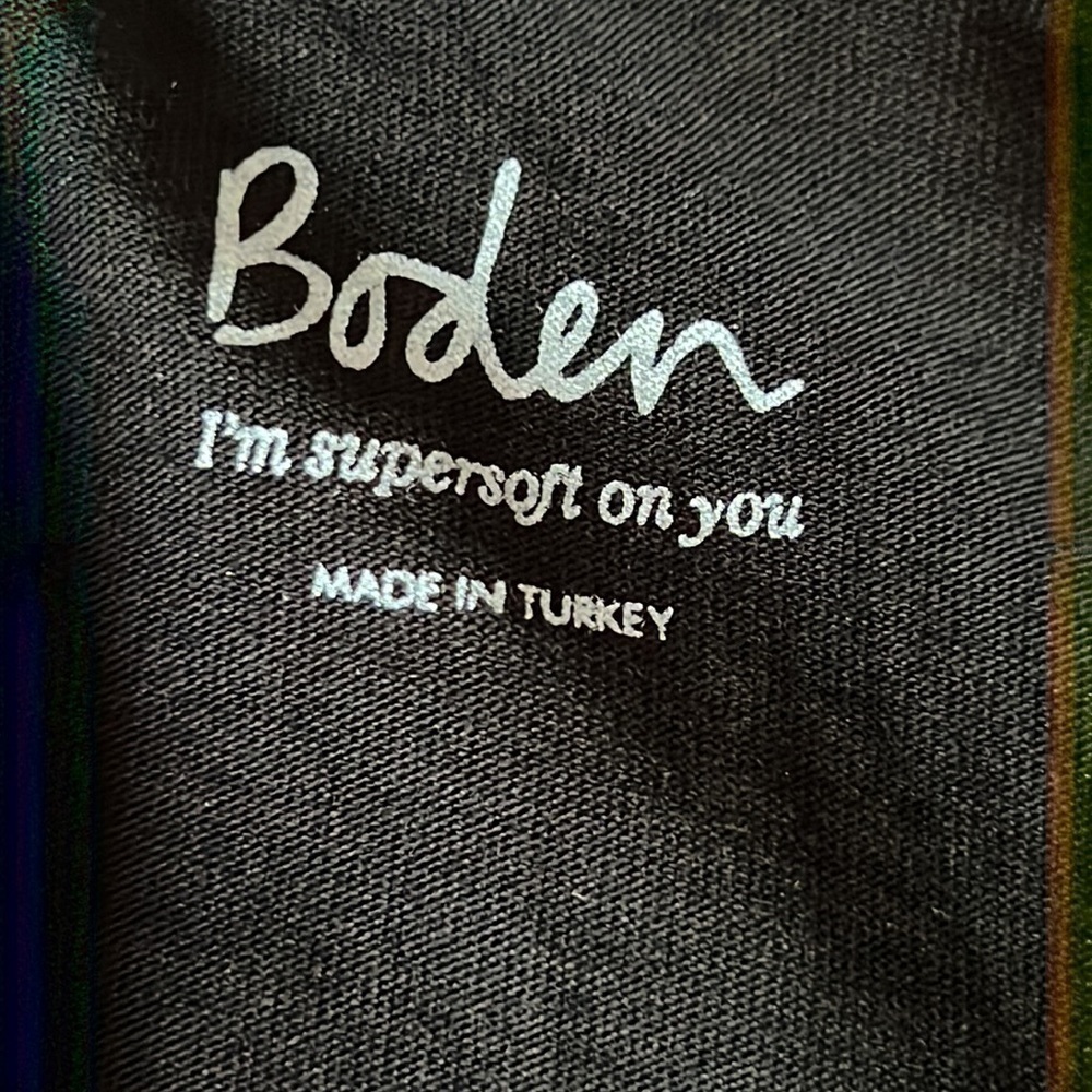 💚Boden Supersoft Flutter Sleeve Black V-Neck Top Women's Size 20/22 - Picture 7 of 9